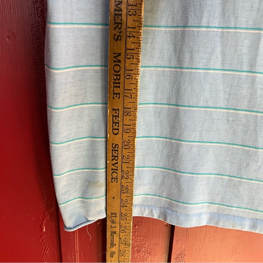 Le Tigre Vintage Very Old Striped Polo Shirt - Picture 8 of 12
